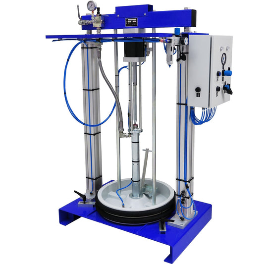 Fasspumpe für Klebstoffe, Dichtstoffe und Fette zur Förderung aus dem 200 Liter Fass