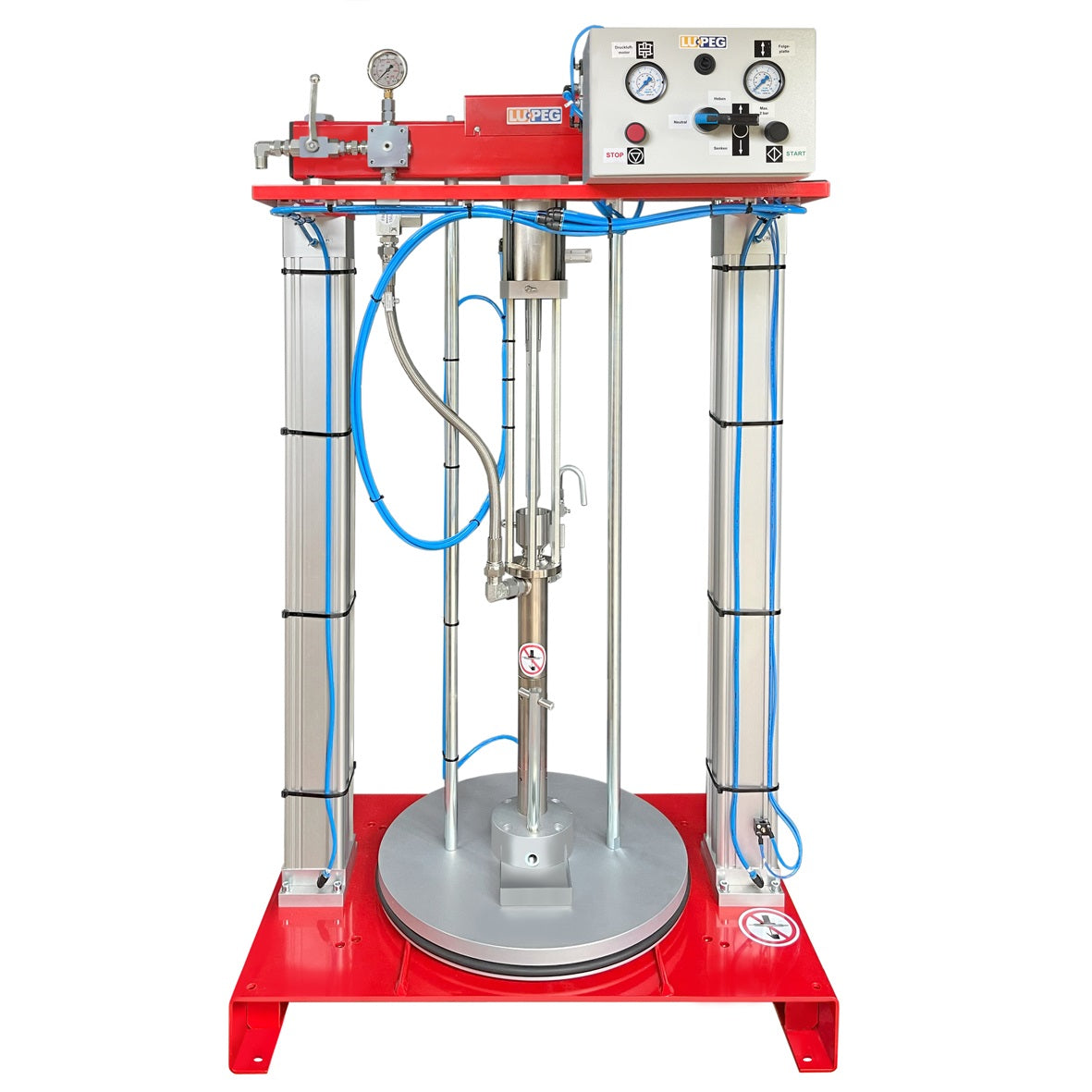 handpumpe 200 l fass Fasspumpe AP200 für Klebstoffe - 200 Liter Fass ca. 0,6 Liter/min – Lupeg GmbH