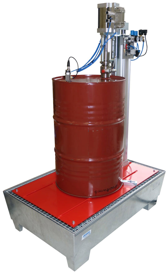 Transferpumpenstation für 200 Liter Fass mit Spundloch